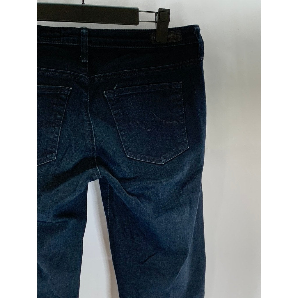 ADRIANO GOLDSCHMIED Women's Blue The Moto Zipper Hem Skinny Jean Leggings SZ 29