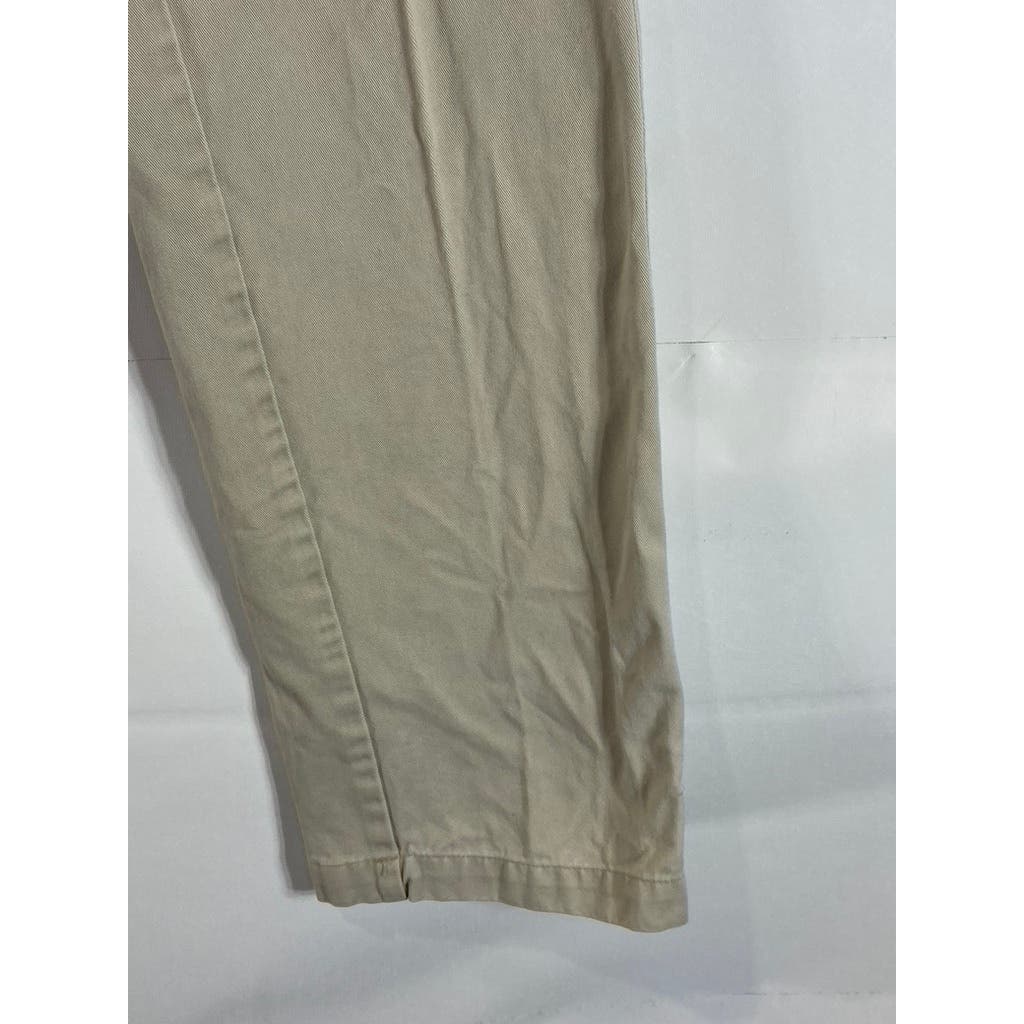 TOMMY HILFIGER Men's Tan Regular-Fit Straight-Leg Chino Pants SZ 30