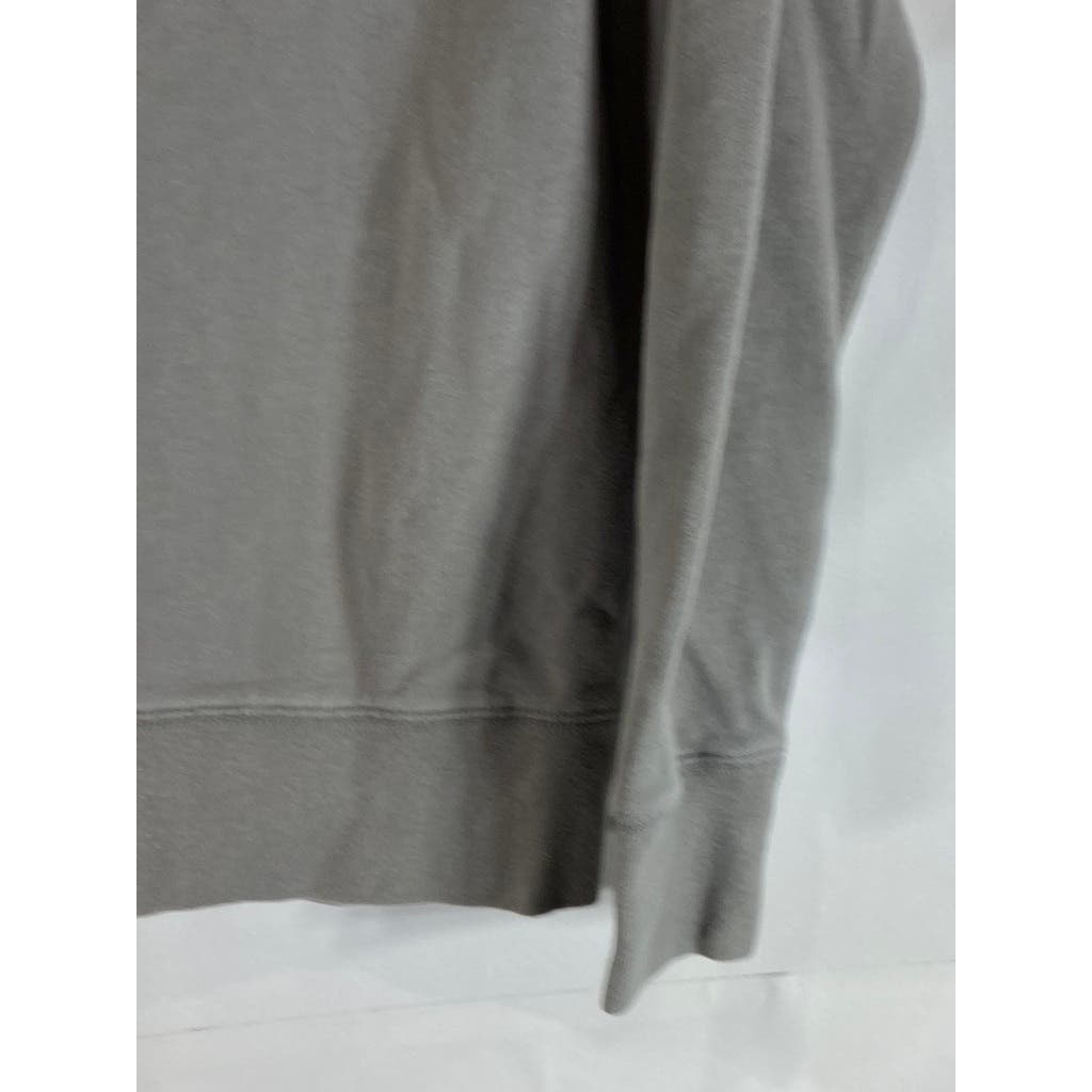 AMERICAN EAGLE Men's Light Grey Super Soft AE Logo Graphic Pullover Hoodie SZ XS