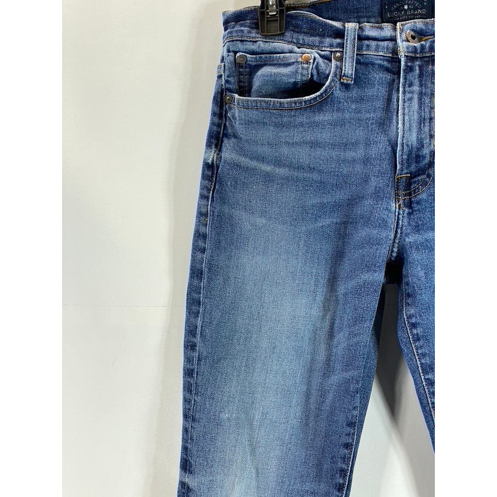 LUCKY BRAND Men's Medium Blue Faded Slim-Fit Denim Jeans SZ 31X30