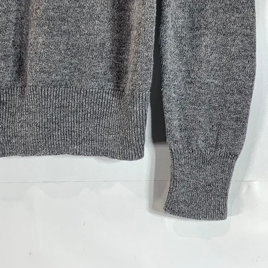 J.CREW Men's Grey Heather Crewneck Cotton/Wool Pullover Sweater SZ S