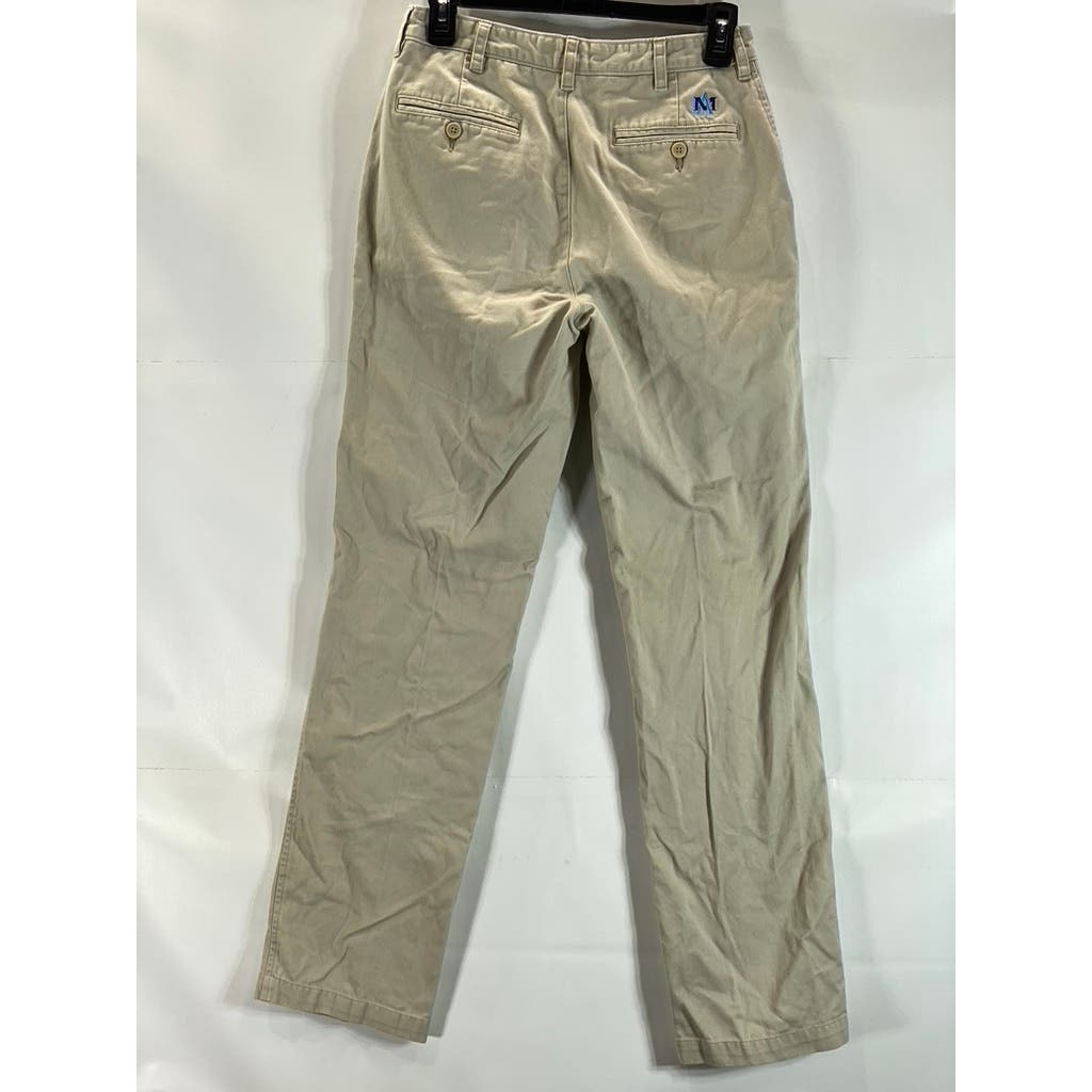 TOMMY HILFIGER Men's Tan Regular-Fit Straight-Leg Chino Pants SZ 30