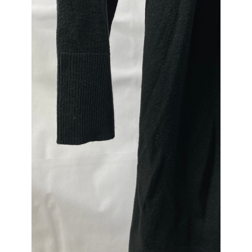 A NEW DAY X TARGET Women's Black Open-Front Knit Long Sleeve Cardigan SZ XS