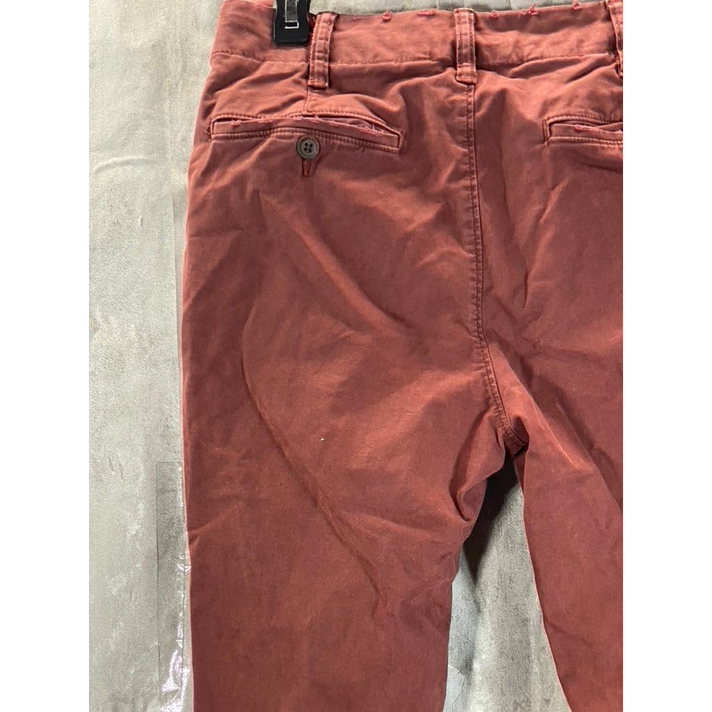 AMERICAN EAGLE OUTFITTERS Men's Brown Corduroy Slim-Fit Pants SZ 29X32