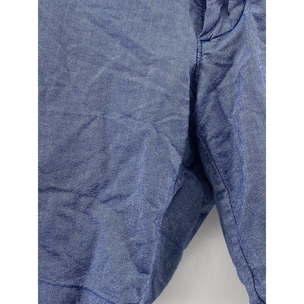 J.CREW Men's Vintage Blue Cotton Regular-Fit Chino Shorts SZ 30