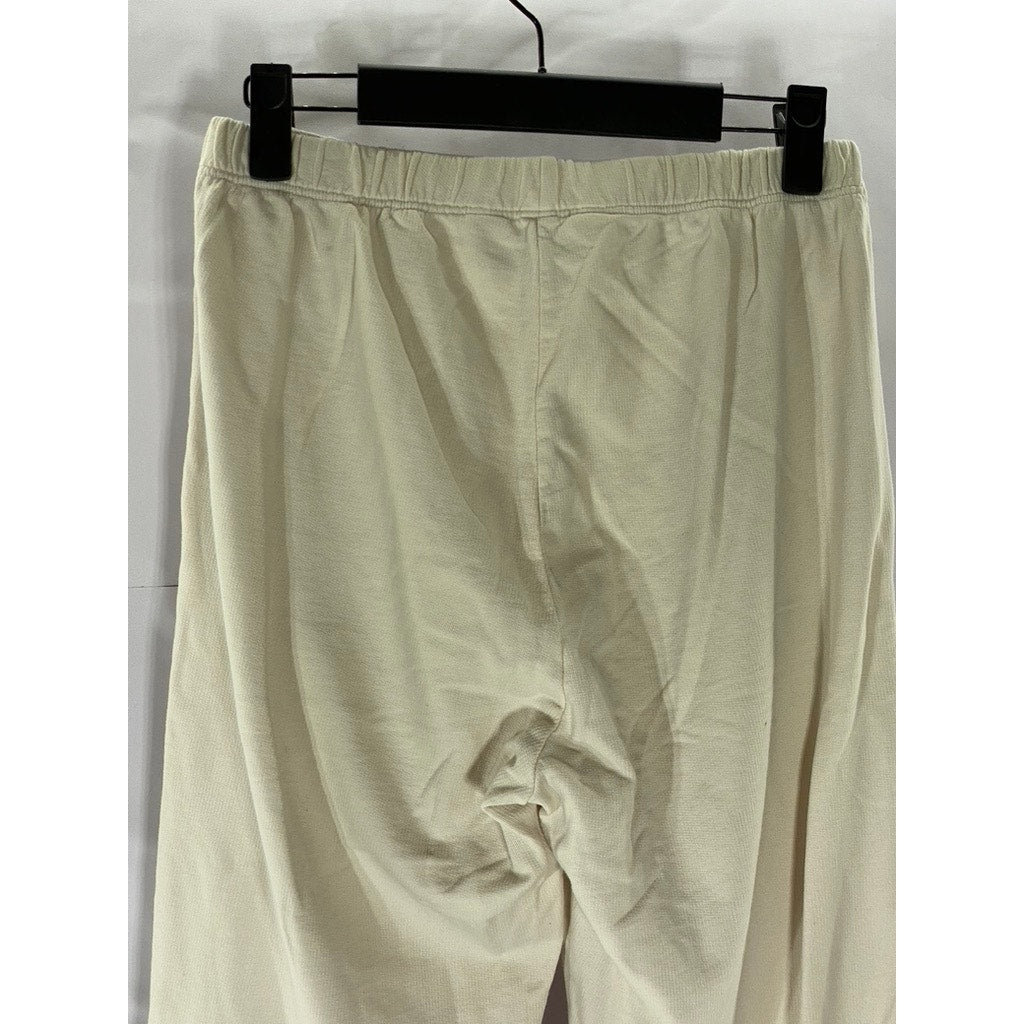 AMERICAN GIANT Women's Beige Elastic-Waist Pull-On Casual Sweatpants SZ XS