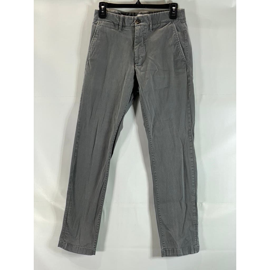 GOODFELLOW & CO Men's Thundering Gray Hennepin Slim-Fit Chino Pants SZ 28X30