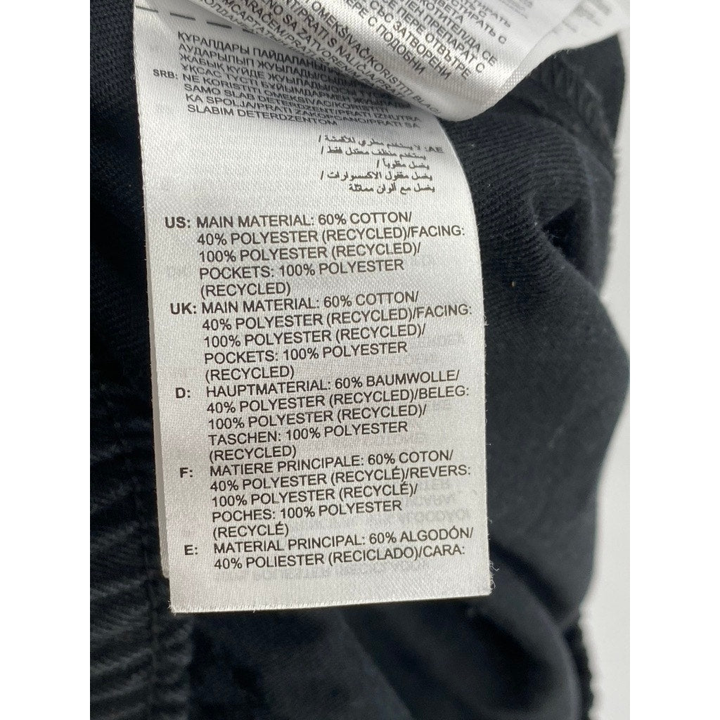 ADIDAS Men's Black Elastic Waist Pull-On Relaxed Active Sweatpants SZ L