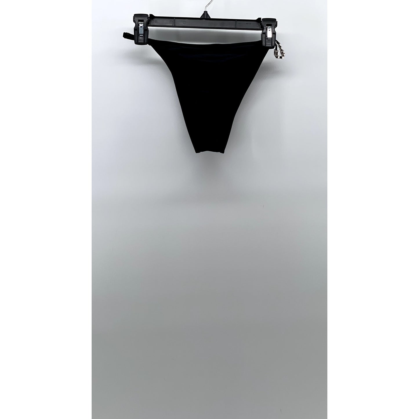 ALEXANDER WANG Women's Black Logo Embellished Hipster Bikini Bottom SZ XL