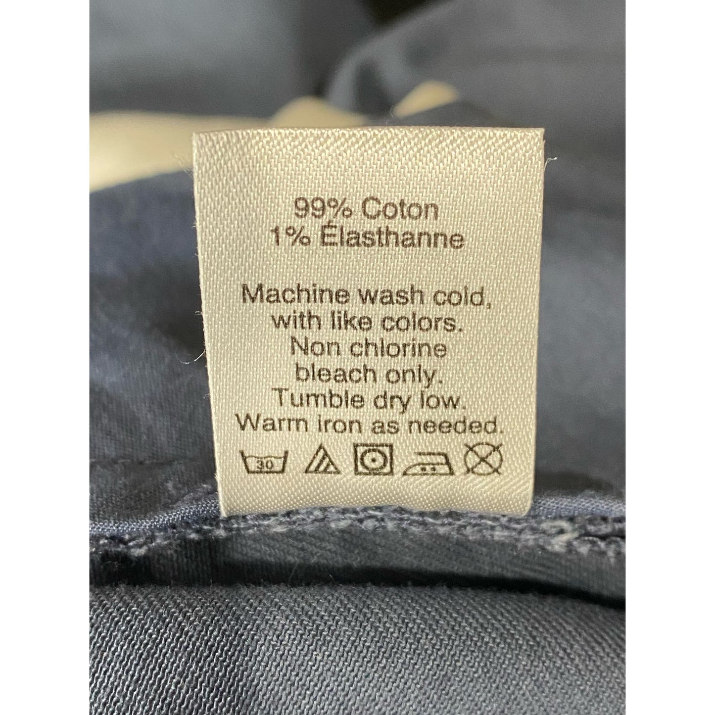 J. CREW Men's Blue Flex Sutton Straight-Fit Chino Pant SZ 34X32