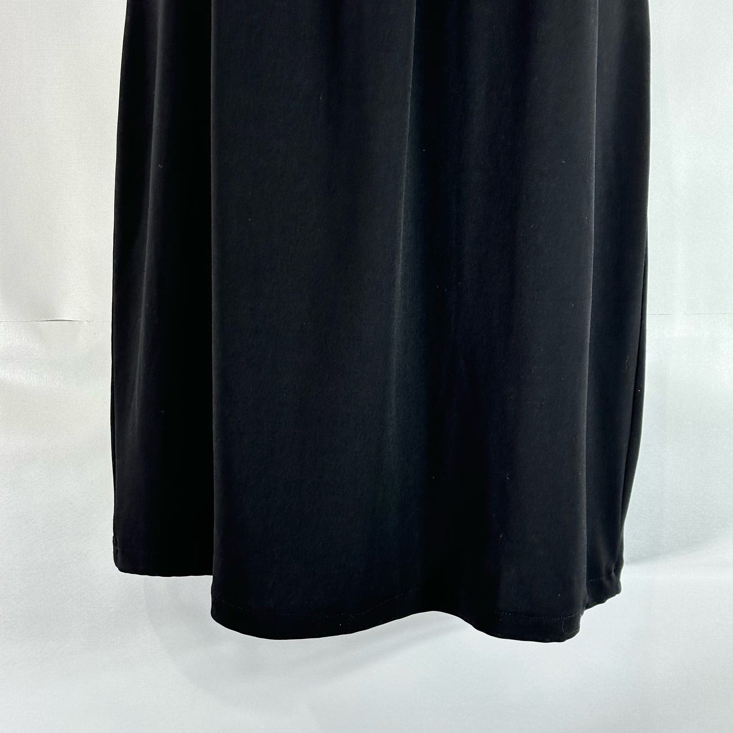 LAUNDRY By Shelli Segal Women's Black Hardware Halter Knee Length Dress SZ 10