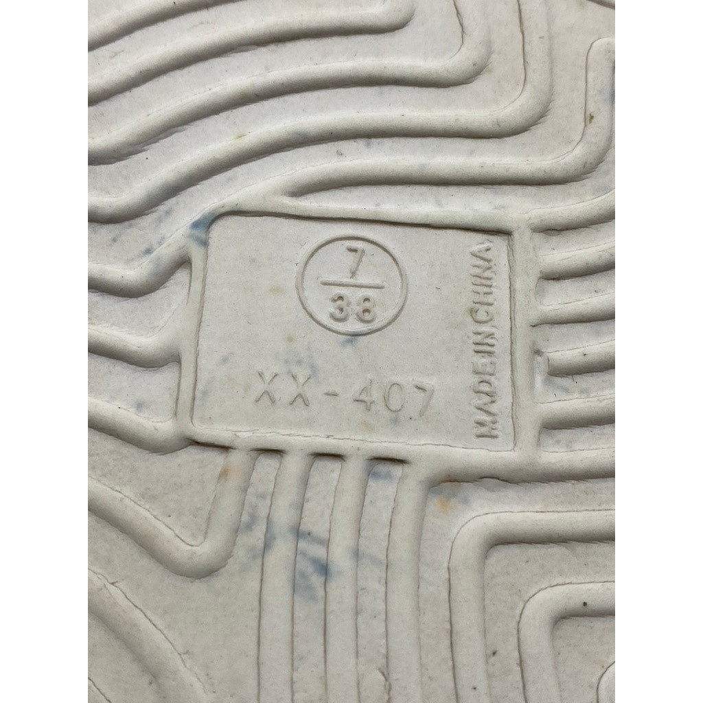 UNBRANDED Unisex White Mesh Round Closed To Slip-On Garden Clogs SZ 7