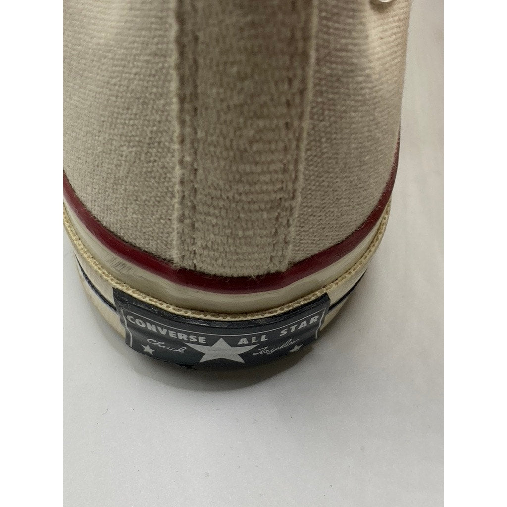 CONVERSE Unisex Adult Beige Chuck 70 Canvas All-Star Hi-Top Sneakers SZ M6/W8