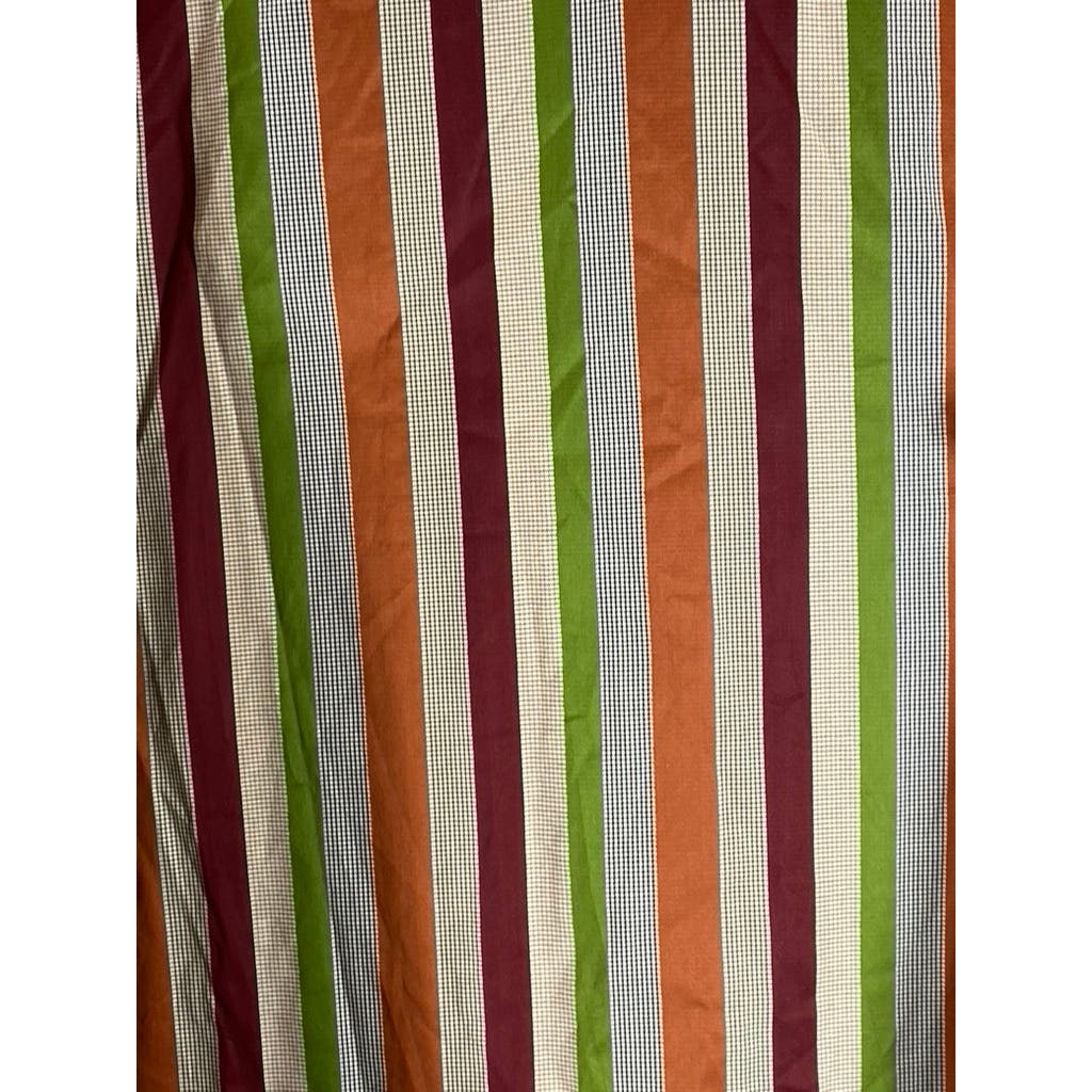 ROBERT GRAHAM Men's Multi XL Striped Button-Up Long Sleeve Flip Cuff Shirt SZ L