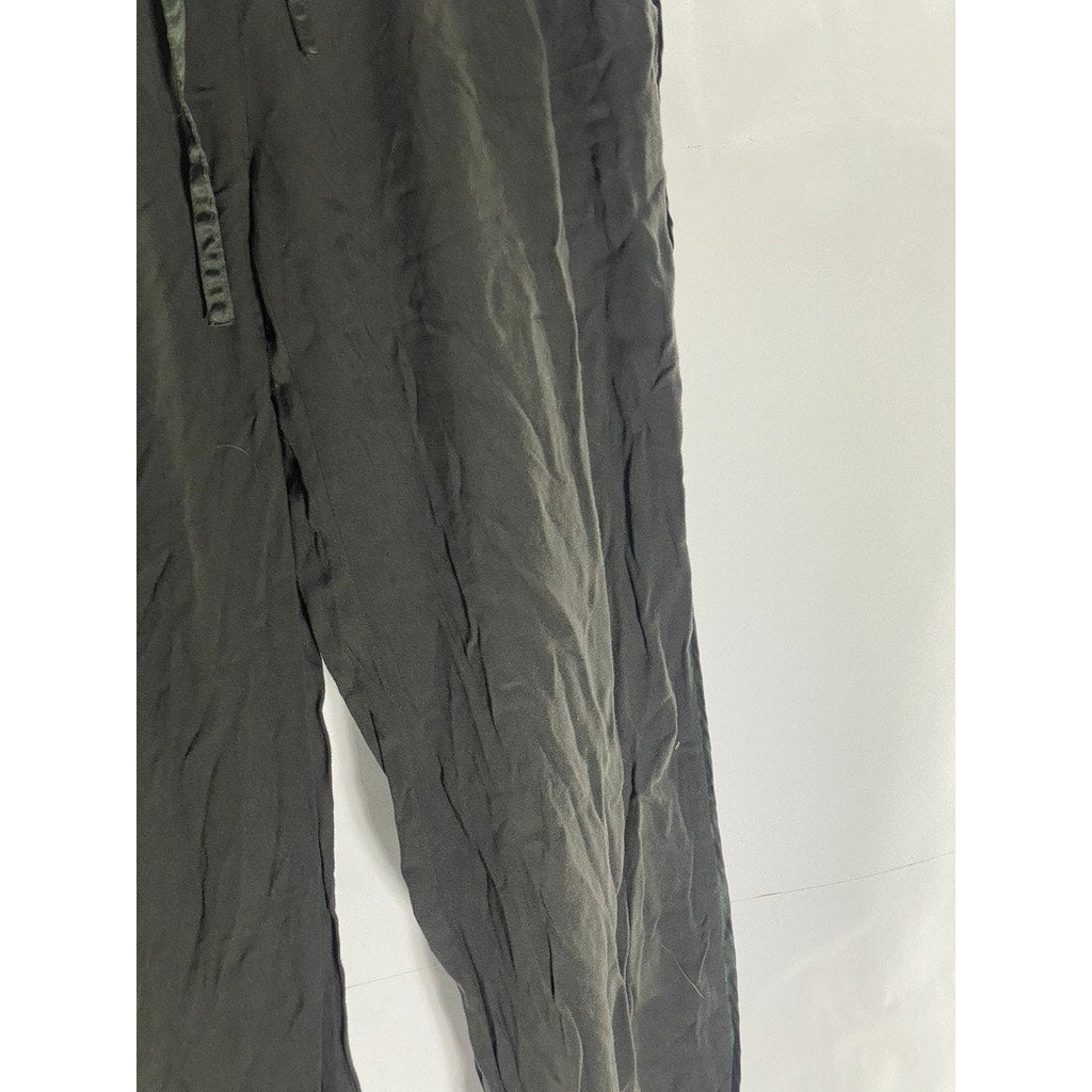 ARITZIA TALULA Women's Black Los Feliz Drawstring Dress Jogger Pant SZ M