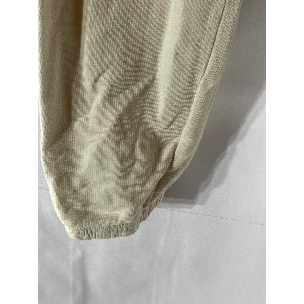 AMERICAN GIANT Women's Beige Elastic-Waist Pull-On Casual Sweatpants SZ XS