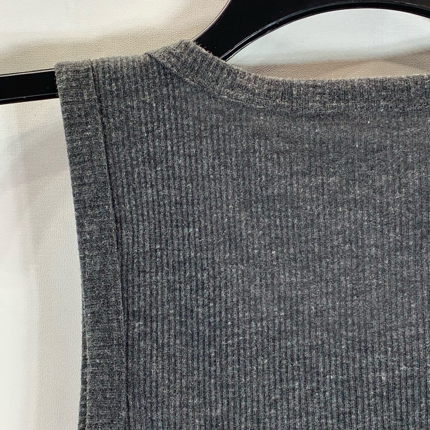 SPYDER Men's Dark Gray Crewneck Ribbed Lightweight Tank SZ M