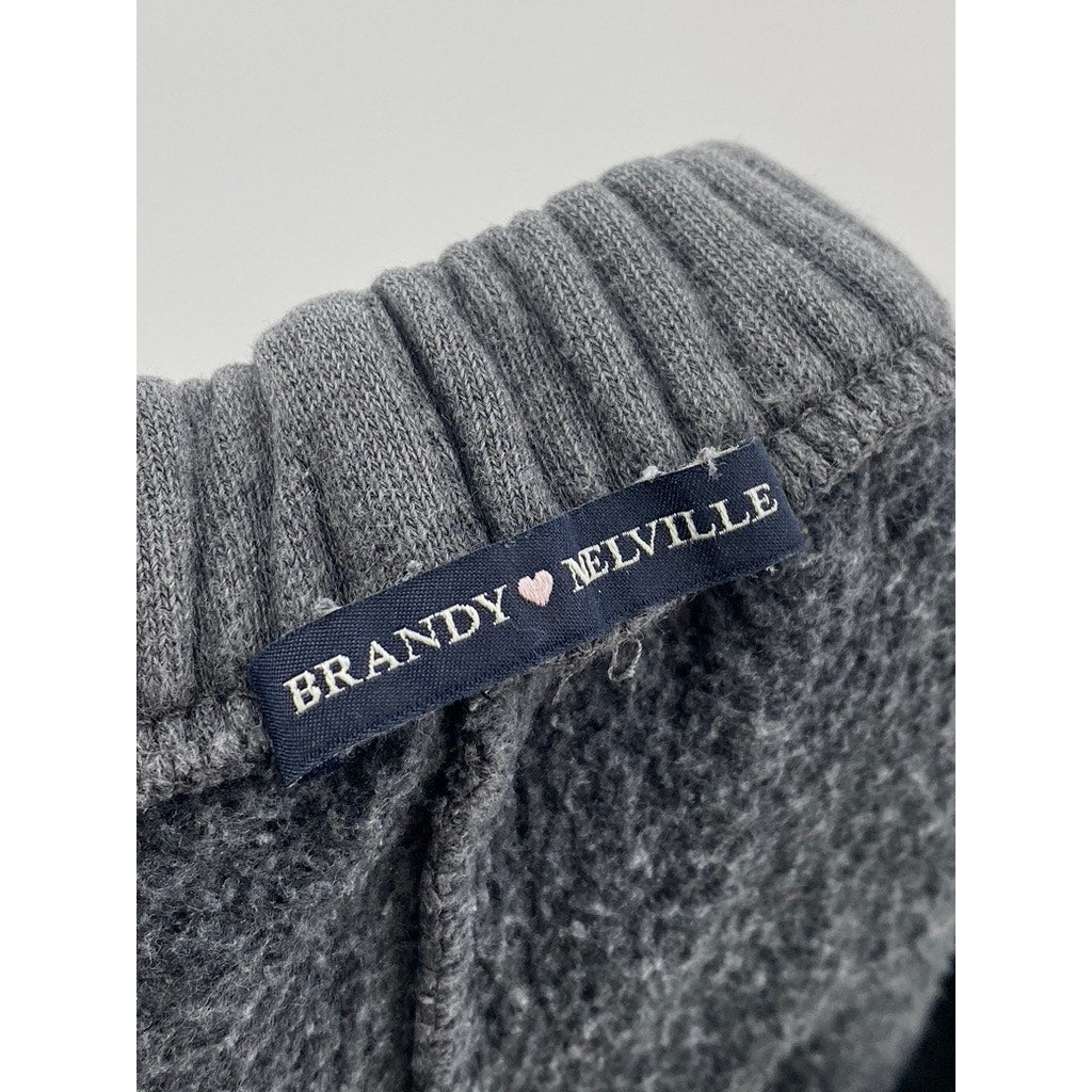 BRANDY MELVILLE Women's Charcoal Gray Pull-On Casual Sweatpants SZ OS