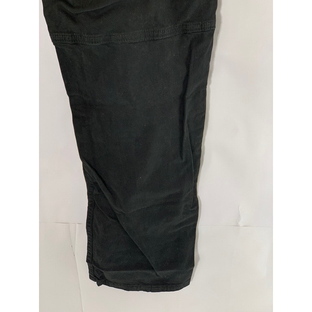 PRPS Goods & Co. Men's Black Solid Straight-Leg Front Cargo Pockets Jeans SZ 40