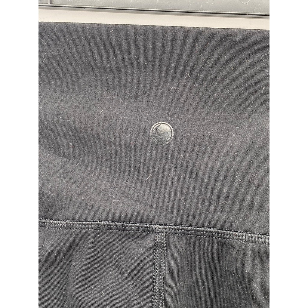 YOGALICIOUS LUX Women's Black Solid Everyday Casual Biker Shorts SZ S