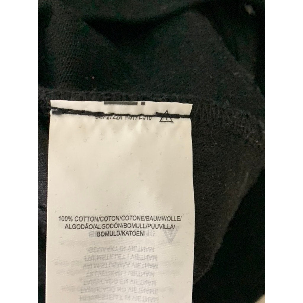 MUJI Women's Solid Black Regular-Fit Straight-Leg Five-Pocket Denim Jeans SZ 25