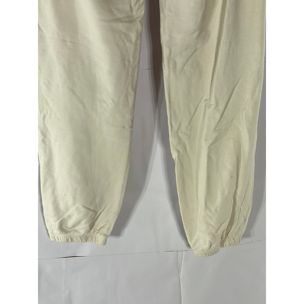 AMERICAN GIANT Women's Beige Elastic-Waist Pull-On Casual Sweatpants SZ XS