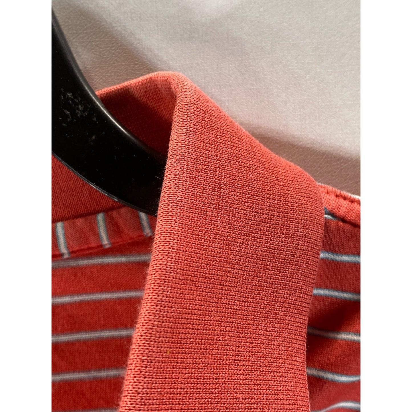PETER MILLAR Men's Red Desert Mountain Striped Short Sleeve Regular-Fit Polo SZL
