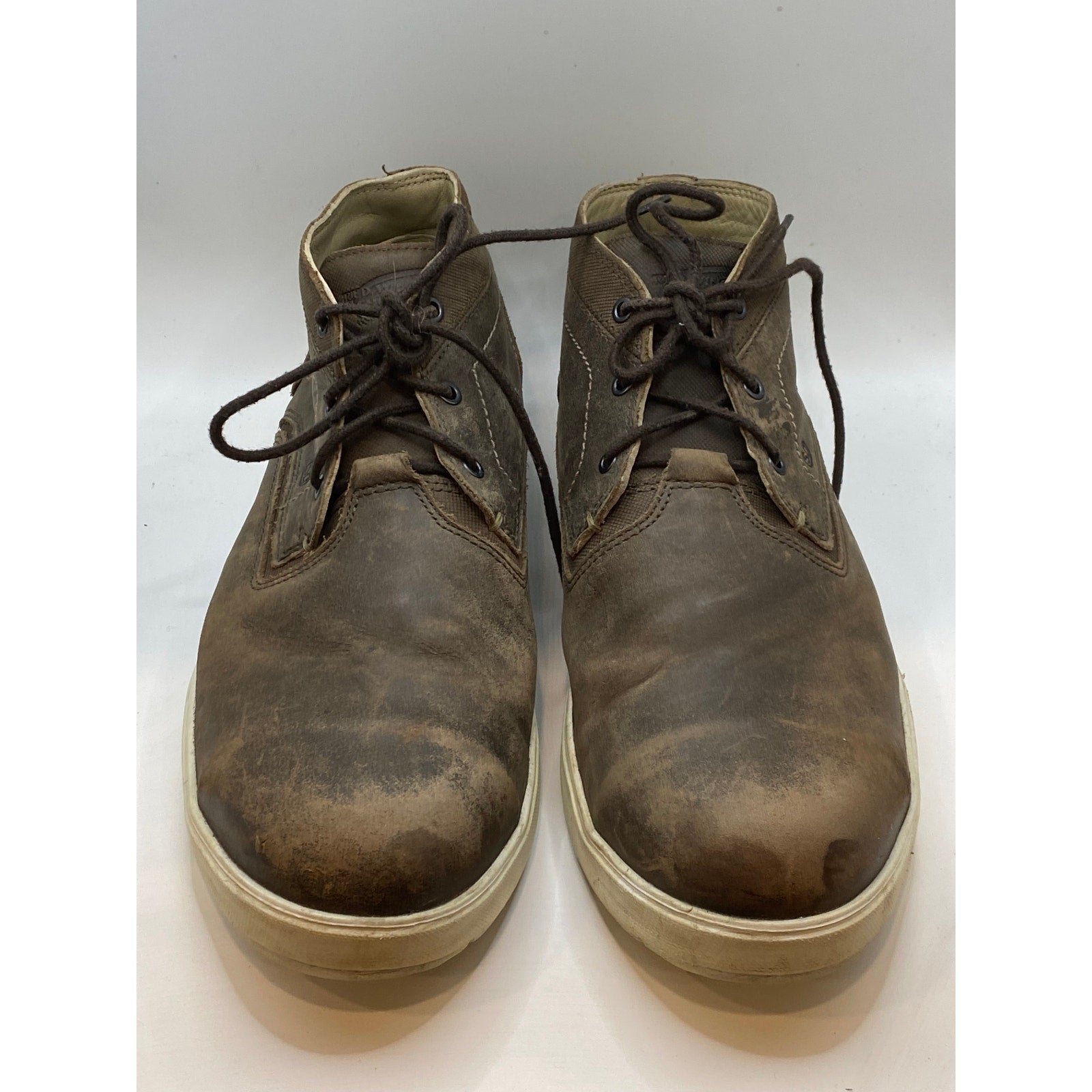 RED WING Men's Brown Steel-Toe Lace-Up Chukka Boots SZ 11