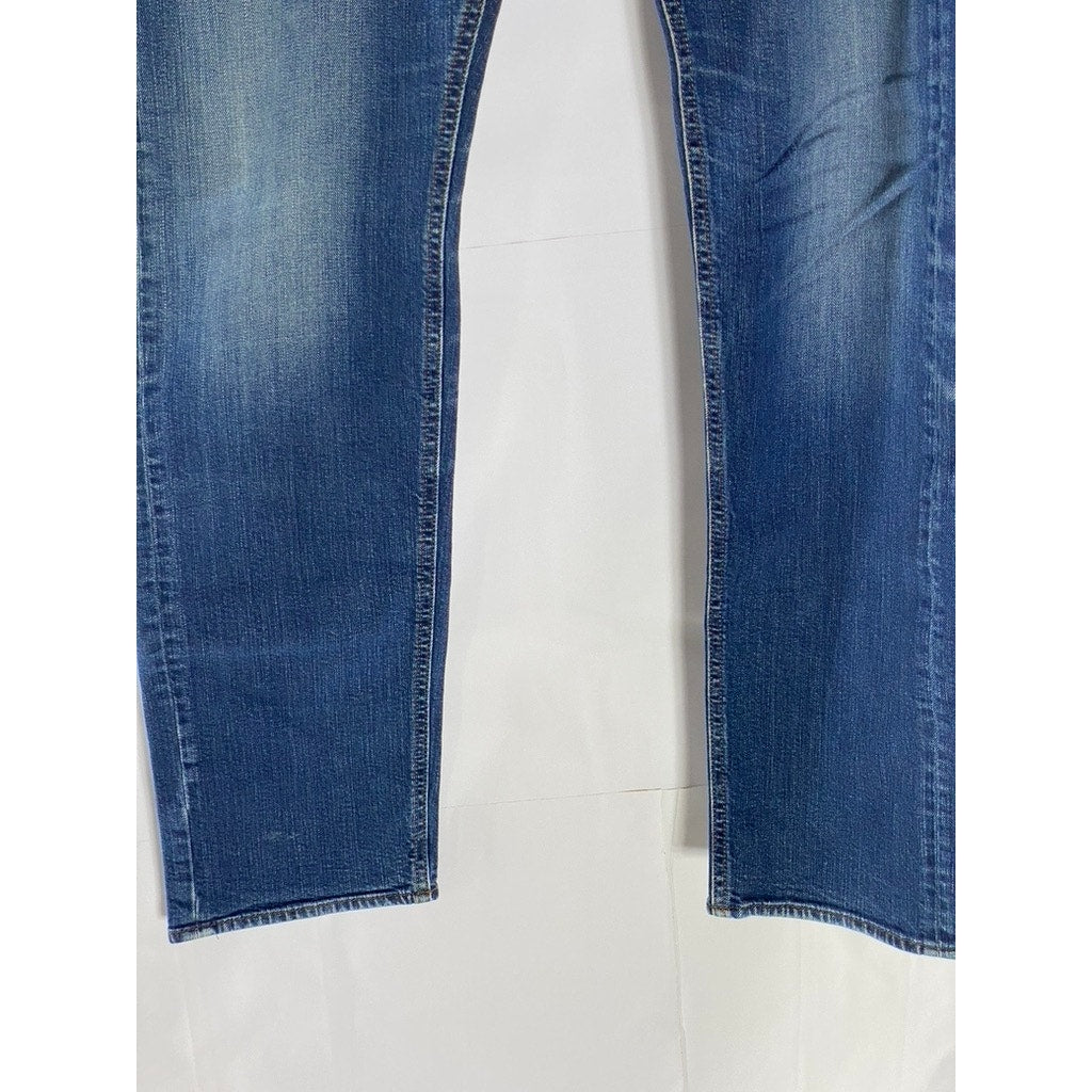 SISSY BOY Men's Dark Blue Denim Balthasar Regular-Fit Straight-Leg Jean SZ 32x32