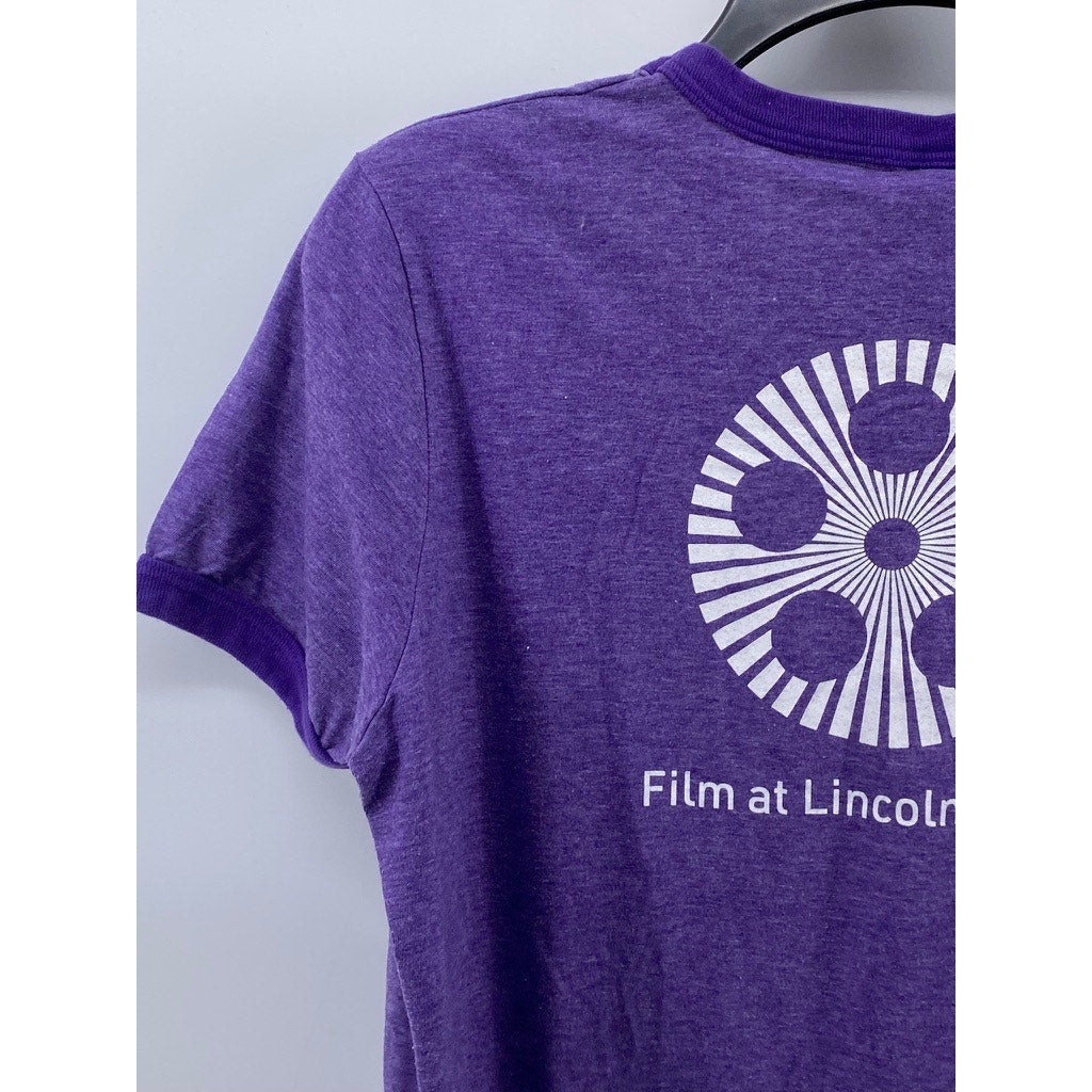 ANVIL Men's Purple New York Film Festival Crewneck Short Sleeve T-Shirt SZ M