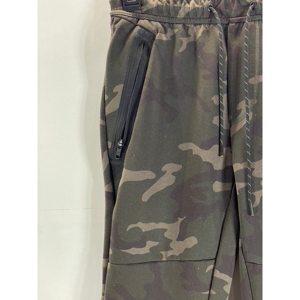 AMERICAN EAGLE OUTFITTERS Men's Green Camo Drawstring Pull-On Joggers SZ XS