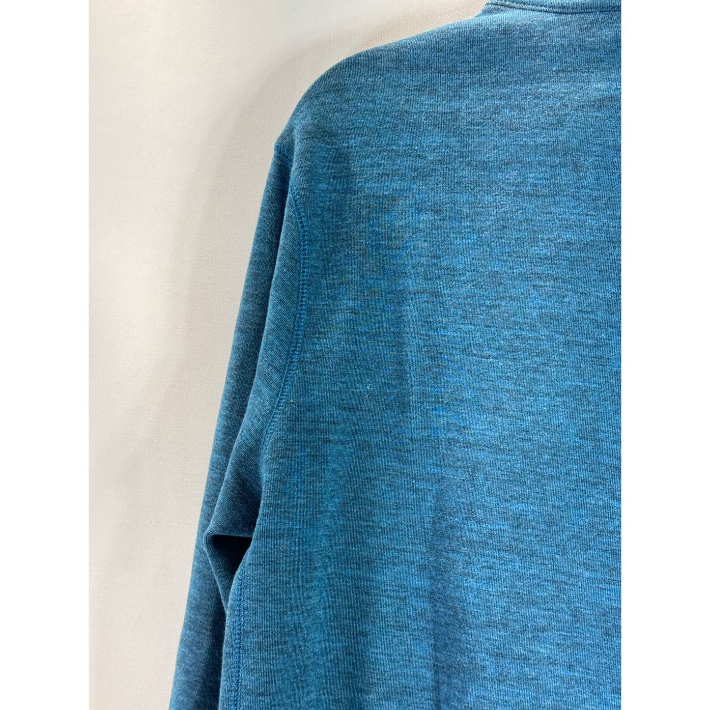 AMERICAN EAGLE OUTFITTERS Men's Blue Active Flex Quarter-Zip Sweater SZ S