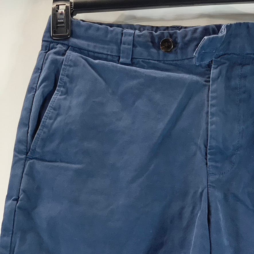 BROOKS BROTHERS Men's Blue Cotton Stretch Bermuda Shorts SZ 33