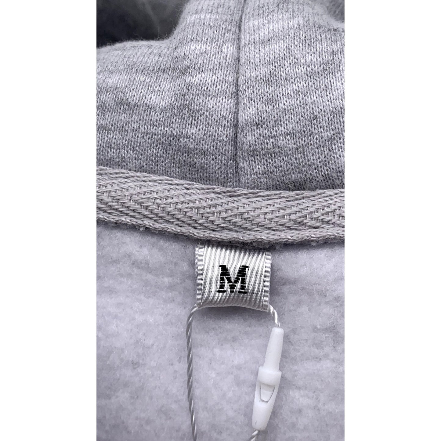 ANRABESS Women's Light Gray Fleece Drop Shoulder Pullover Hoodie SZ M