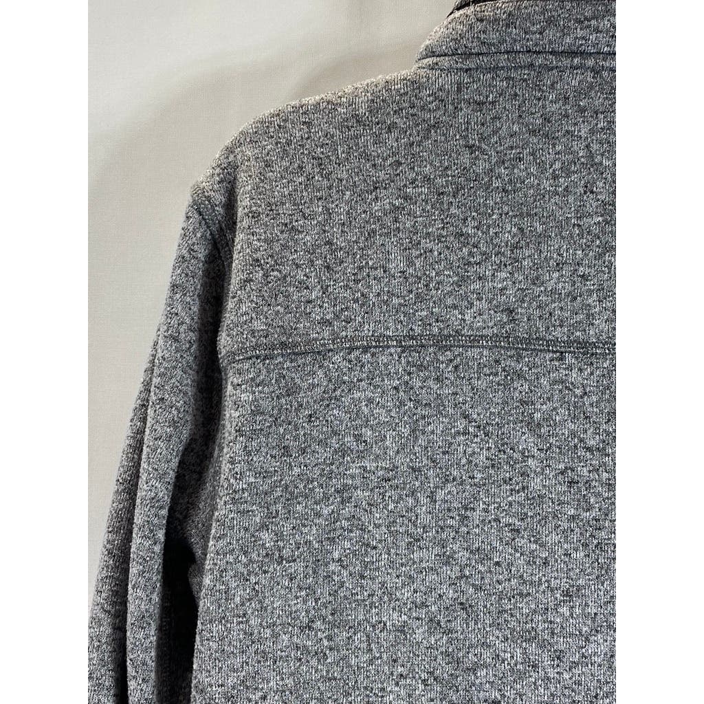 AMERICAN EAGLE OUTFITTERS Men's Heather Gray AE Active Flex Zip-Up Sweater SZ M