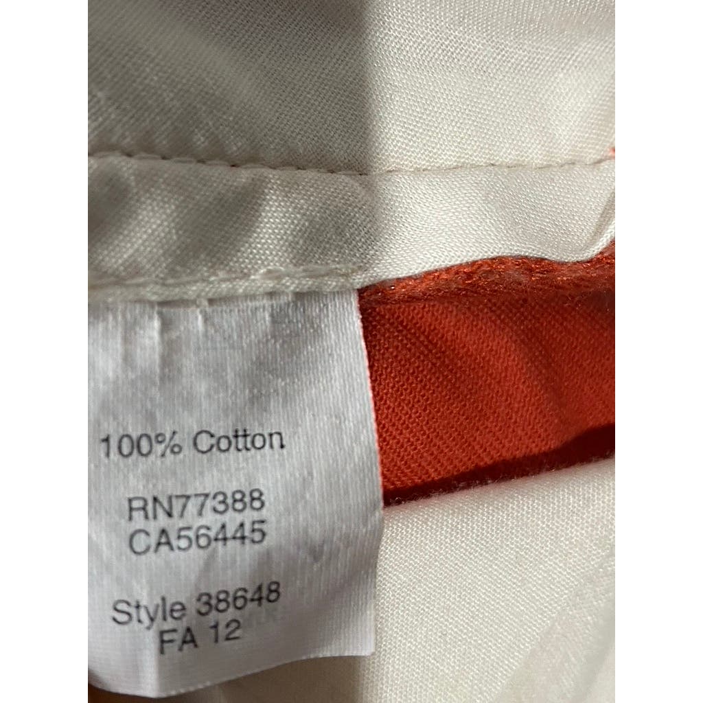 J.CREW Men's Red Straight-Fit Broken-In Chino Pant SZ 30X30