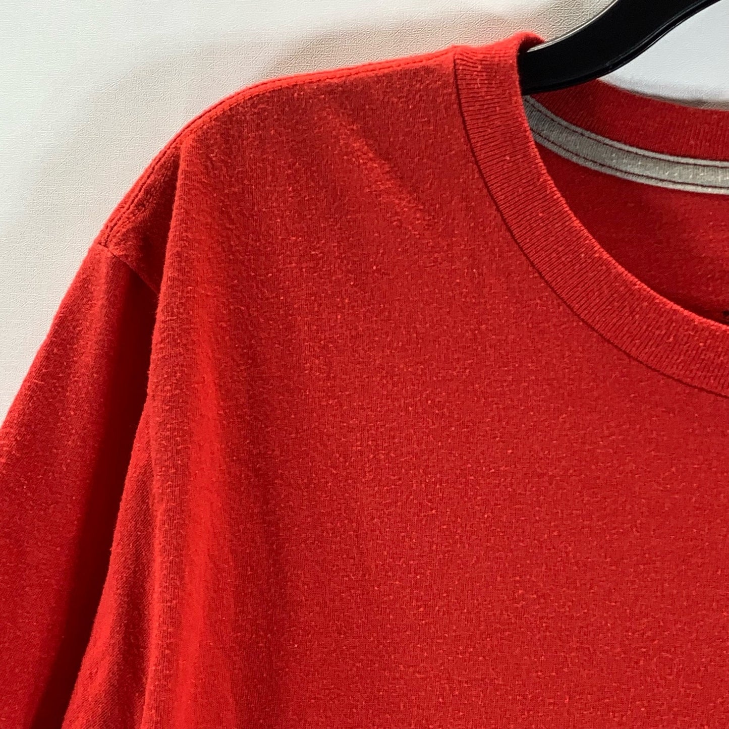 ADIDAS Men's Red The-Go-To Performance Crewneck Short Sleeve T-Shirt SZ M