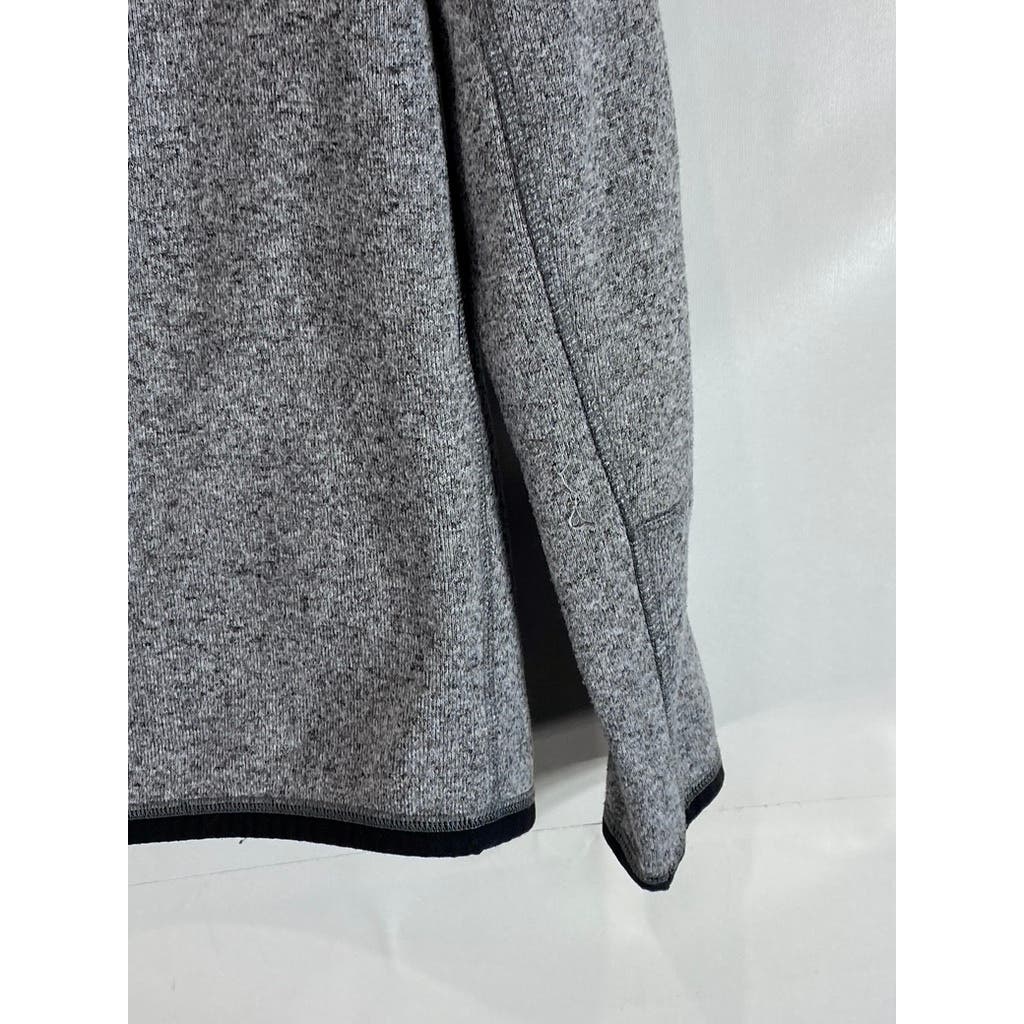 AMERICAN EAGLE OUTFITTERS Men's Heather Gray AE Active Flex Zip-Up Sweater SZ M