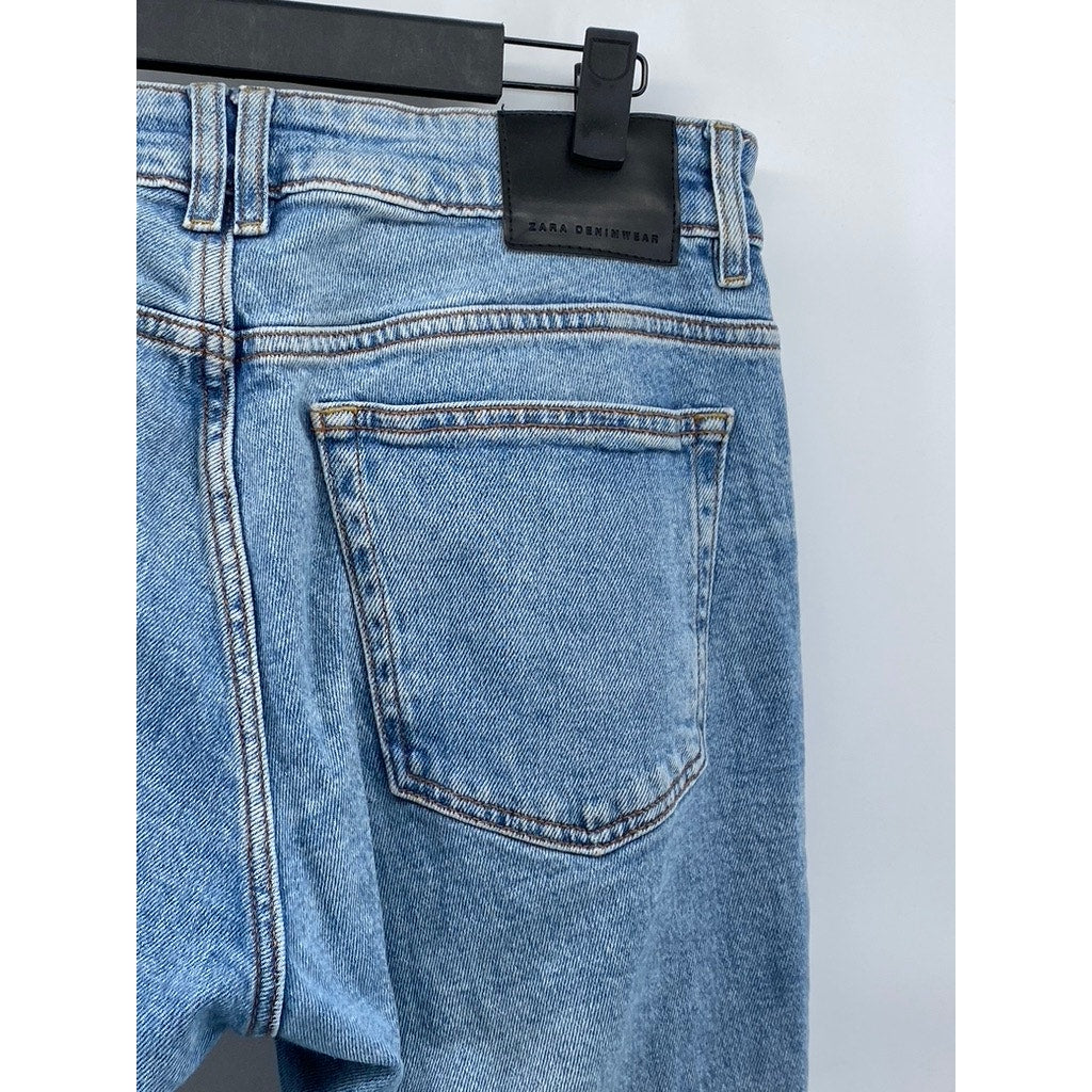 ZARA Men's Light Wash Slim-Leg Denim Jeans Size 32