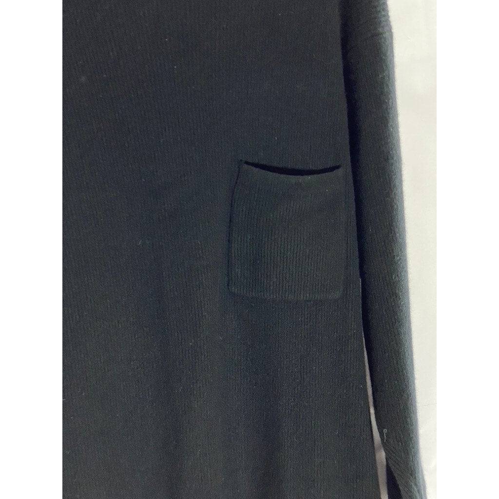 TSE Women's Black Crewneck Knit Pure Cashmere Pullover Sweater SZ M