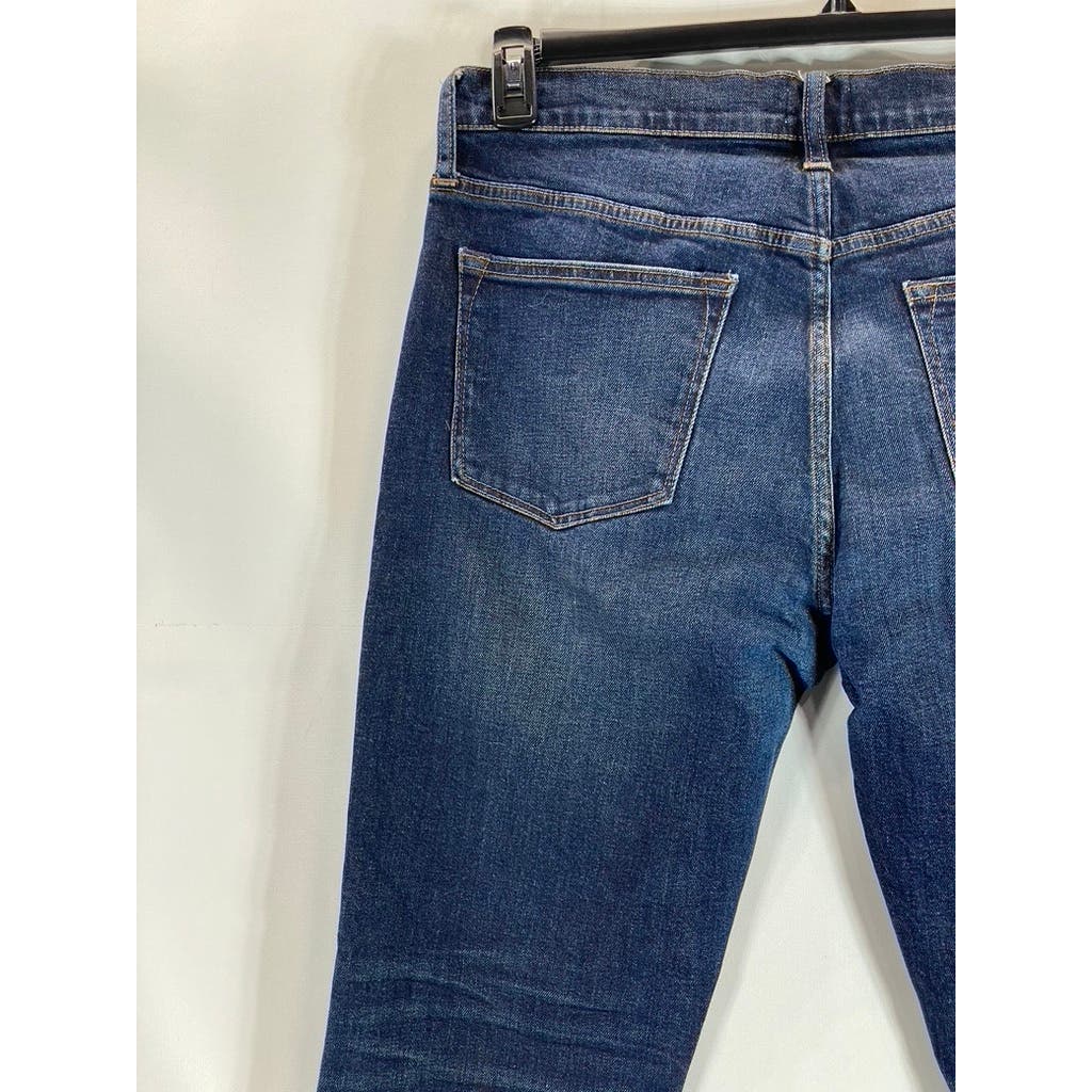 J. CREW Men's Dark Faded Wash 770 Straight-Leg Five-Pocket Denim Pants SZ 34X30