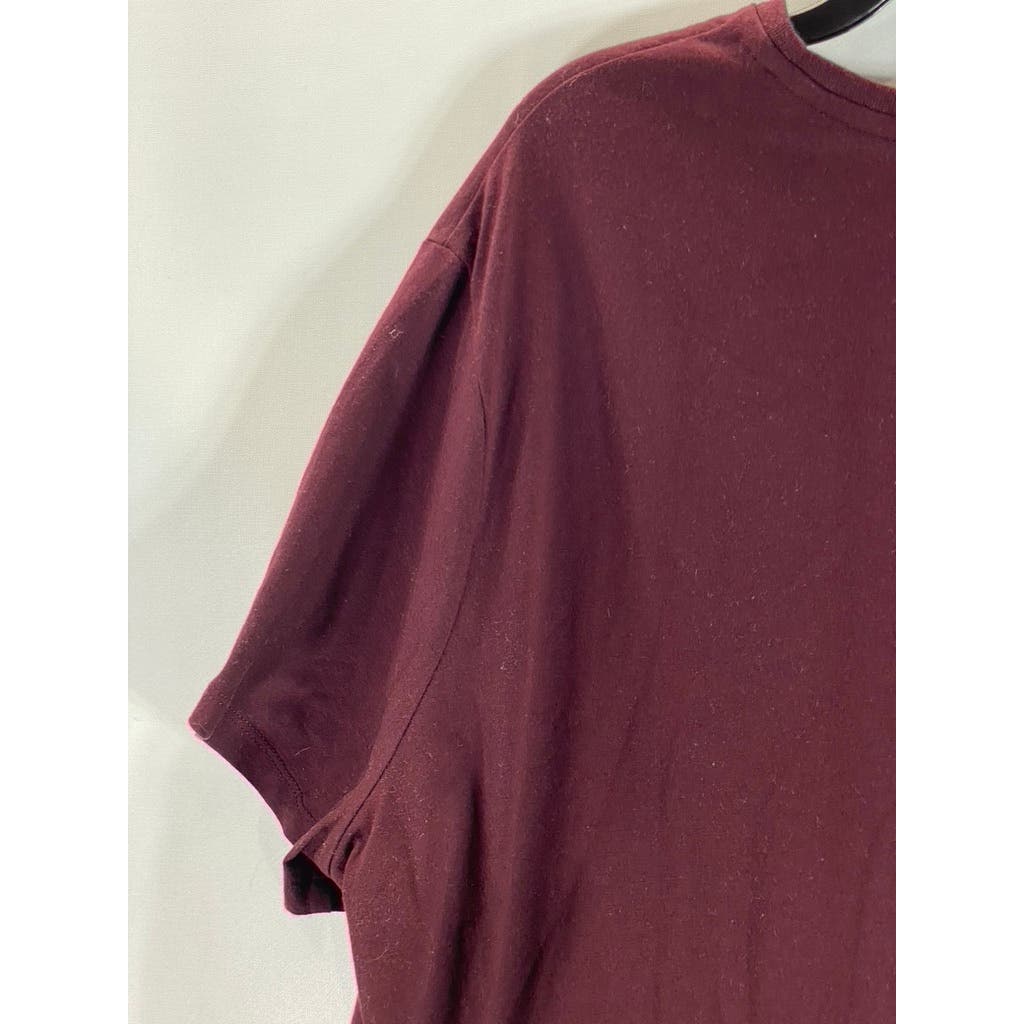 GOODFELLOW & CO Men's Pomegranate Mystery Every Wear Standard-Fit T-Shirt SZ 2XL