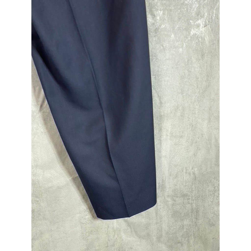 FELLINI UOMO Men's Navy Straight-Leg Suit Pants 36R