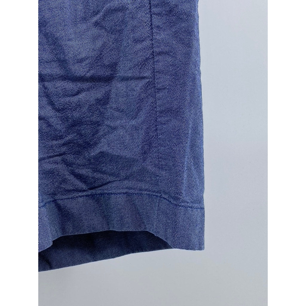 J.CREW Men's Vintage Blue Cotton Regular-Fit Chino Shorts SZ 30
