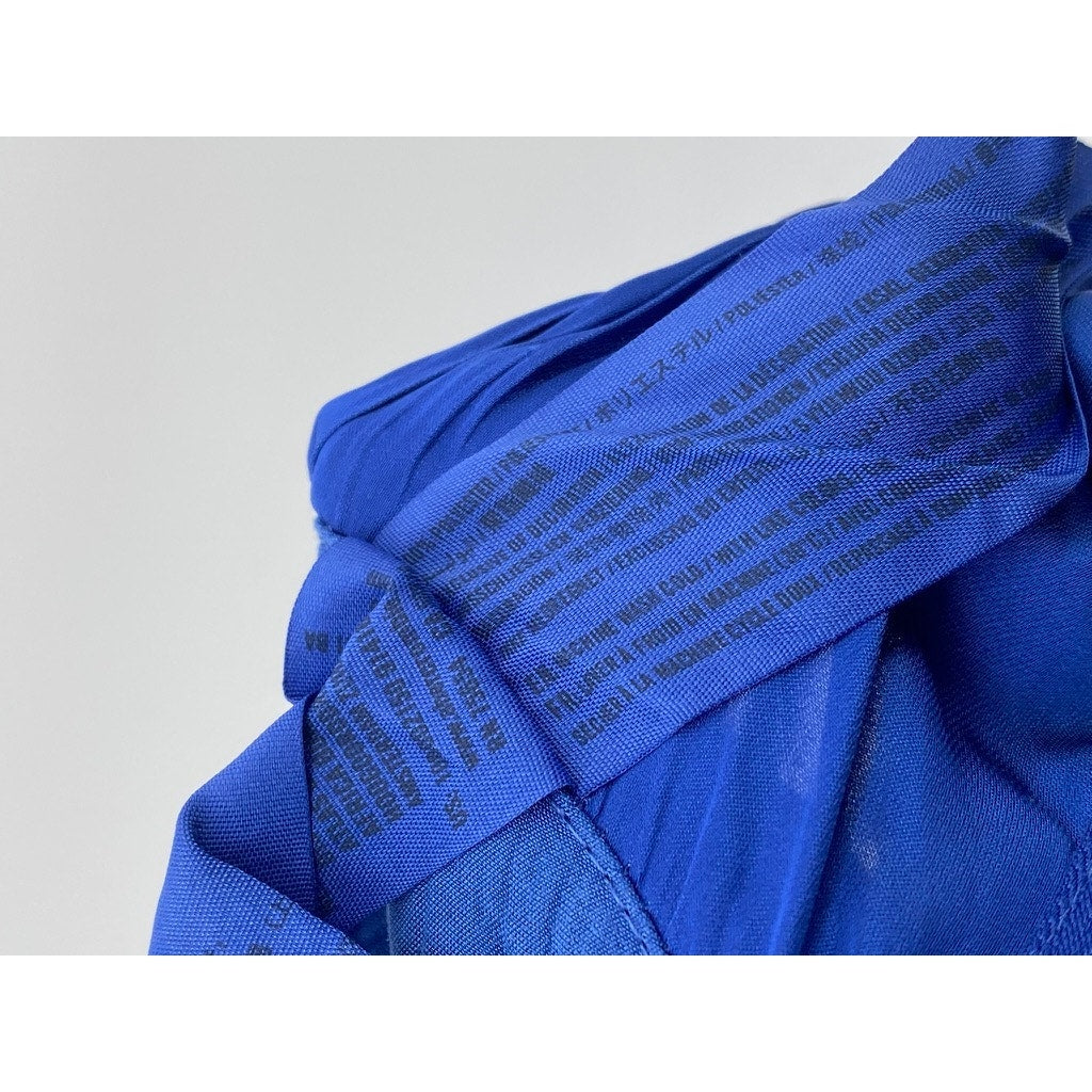 ABERCROMBIE & FITCH Women's Royal Blue Crinkle Pleated Loose-Fit Pants SZ 0