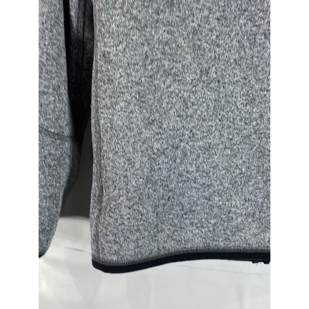 AMERICAN EAGLE OUTFITTERS Men's Heather Gray AE Active Flex Zip-Up Sweater SZ M