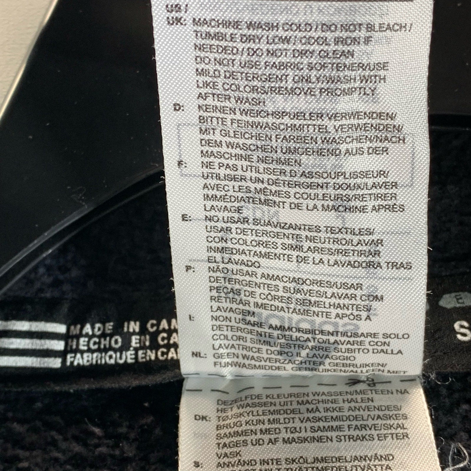 ADIDAS Men's Black New England Storm Logo Fleece Pullover Hoodie SZ S