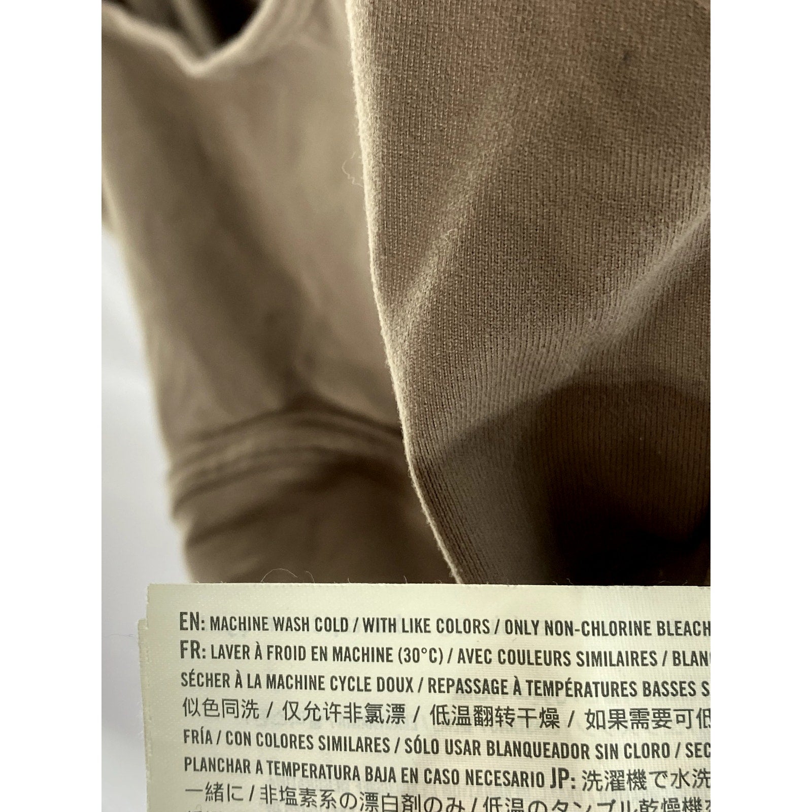 ABERCROMBIE & FITCH Women's Brown Straight-Neck Cropped Tank Top SZ L