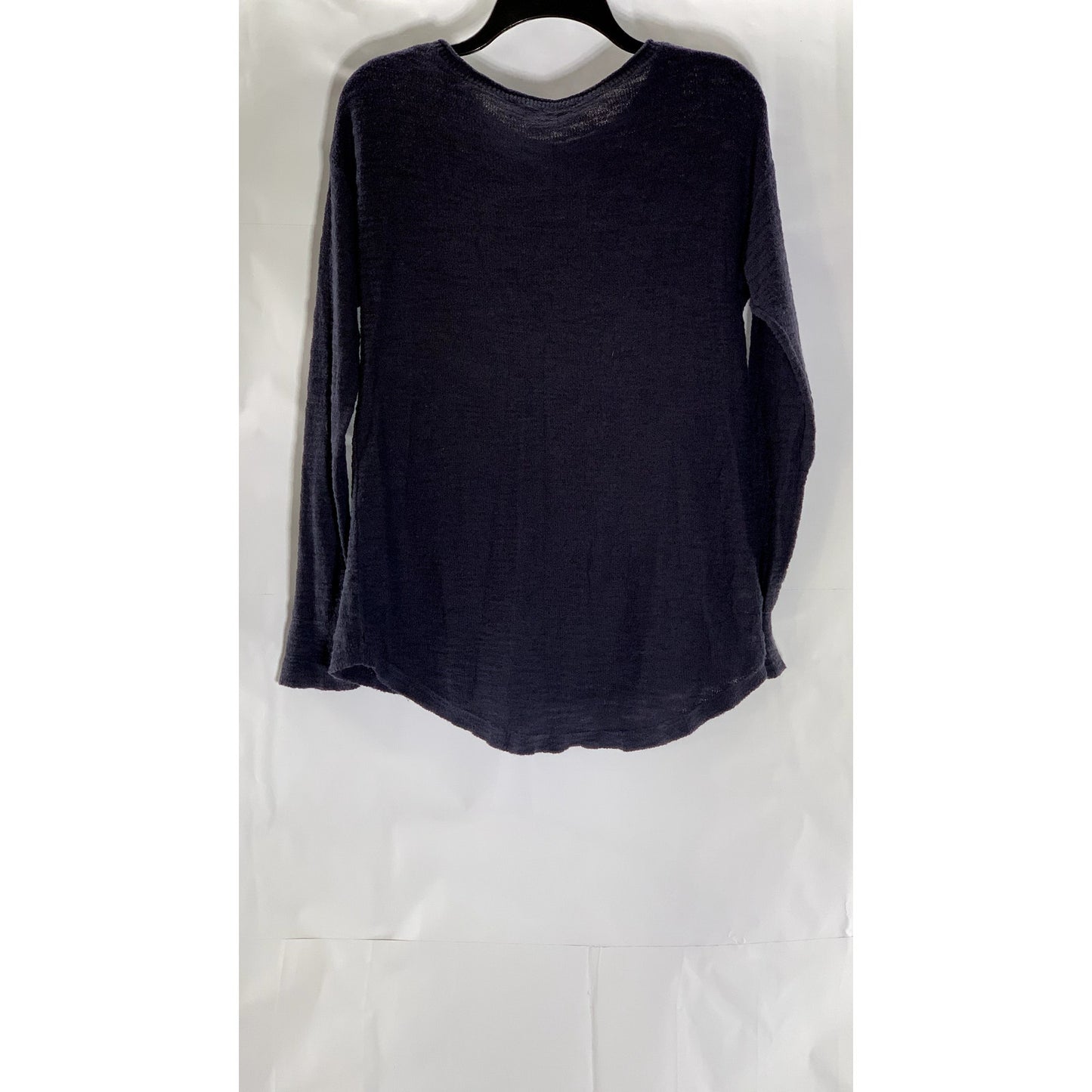 ANN TAYLOR LOFT Women's Navy Knit Crewneck Long Sleeve Pullover Sweater SZ S