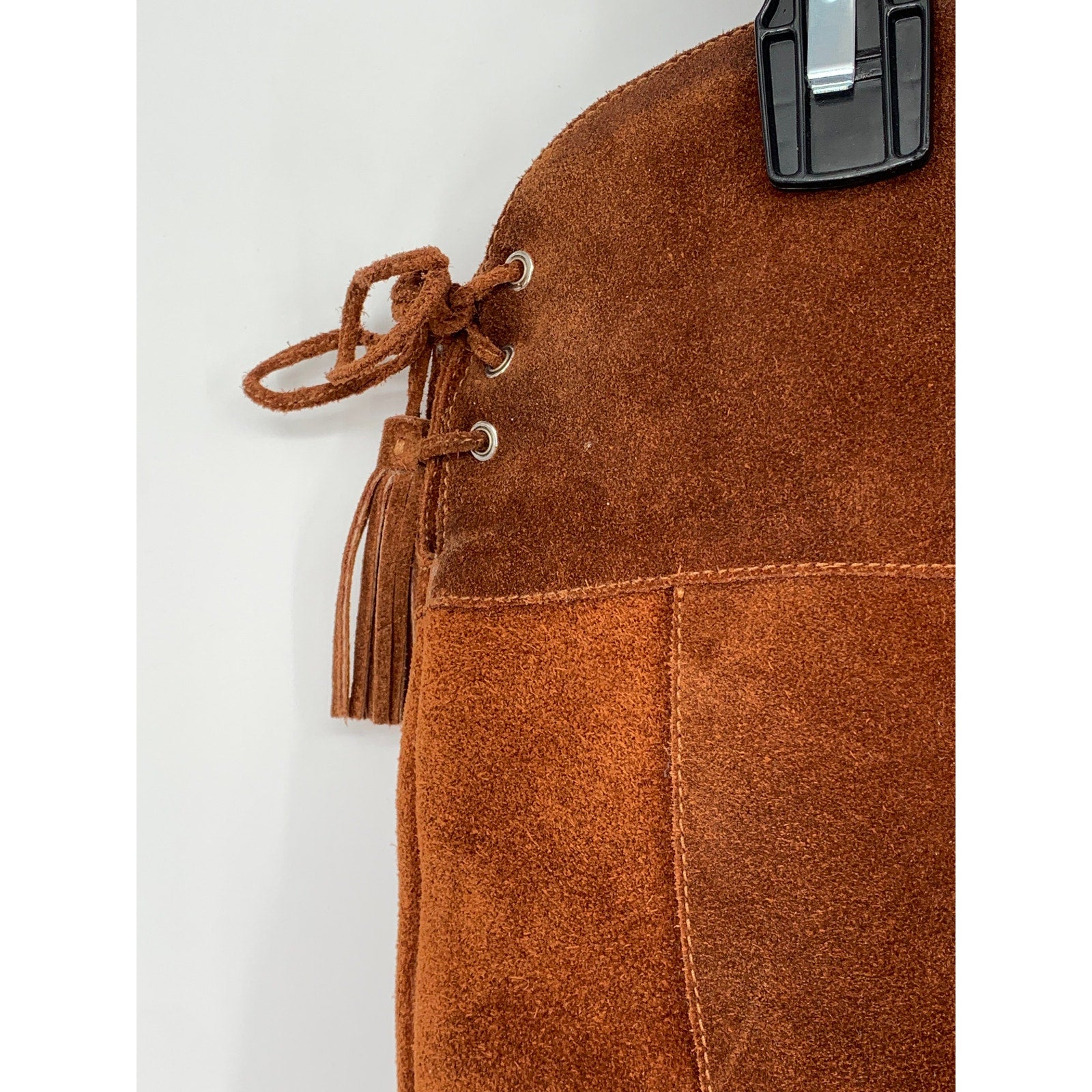 DR. SCHOLL'S Women's Cognac Leather Lydia Round-Toe Knee-High Boots SZ 7.5